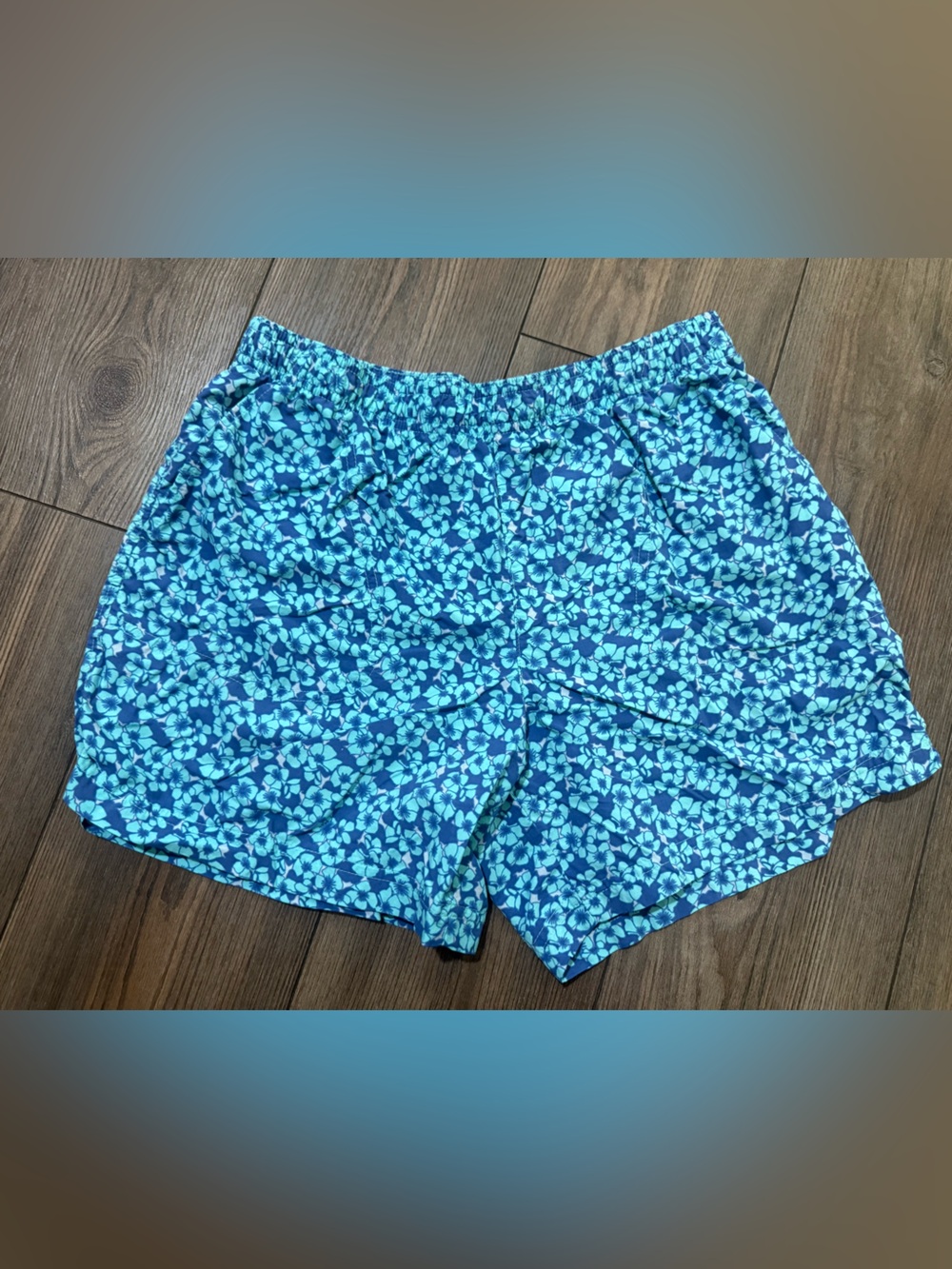 Columbia Sandy River II Print Shorts Women’s Medium 5” Inseam Aquamarine